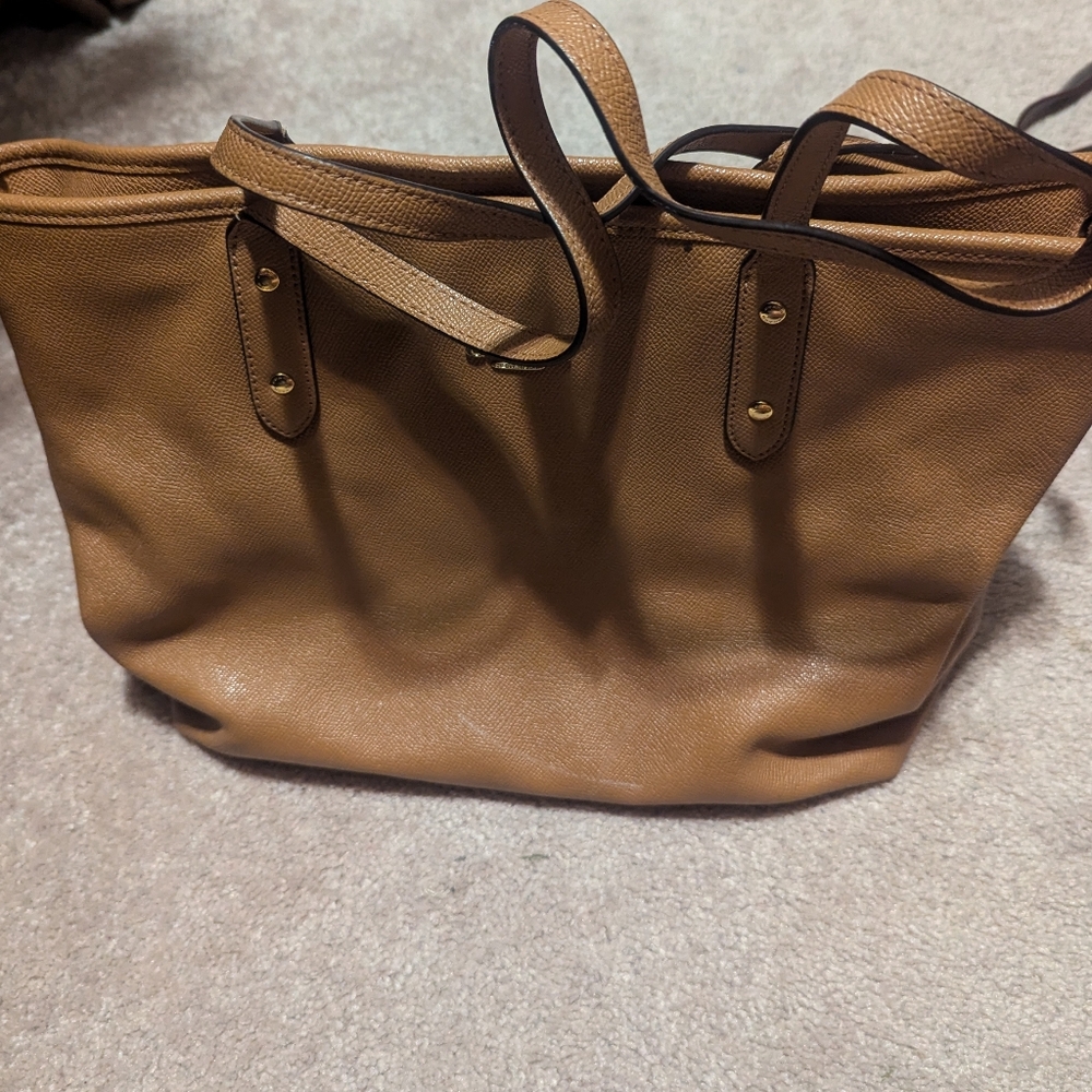 Large coach shoulder bag